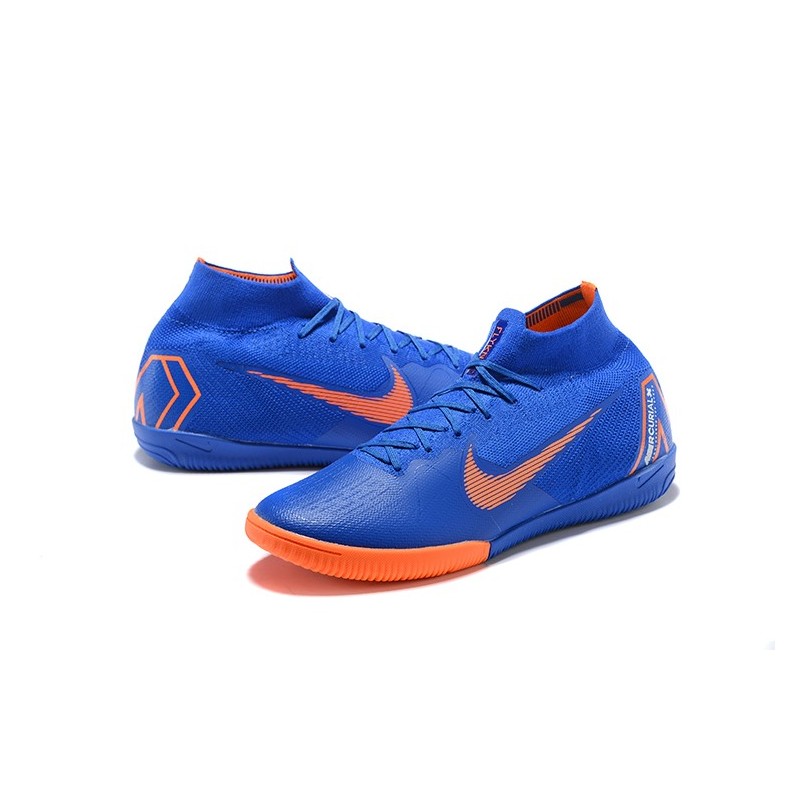 Nike Mercurial SuperflyX Elite IC Men Modrý oranžový